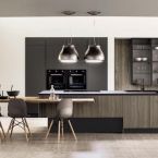 ar cucina Primavera legno con penisola e sgabelli offerta Sicilia Messina Catania 5